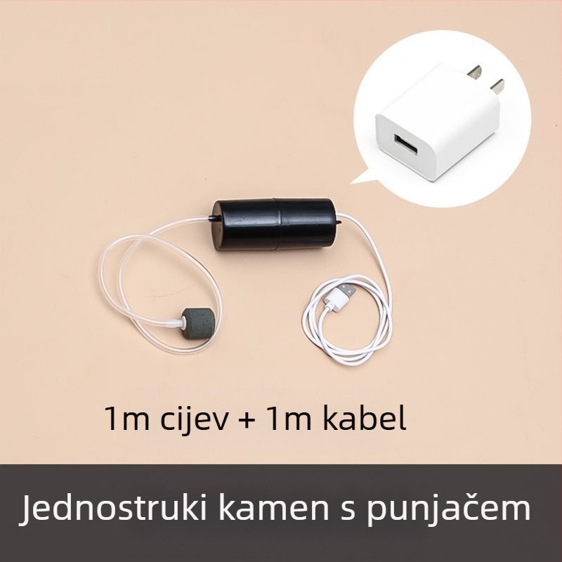 Pumpa za kisik za akvarij - tihi, prenosni, za kućnu i vanjsku upotrebu