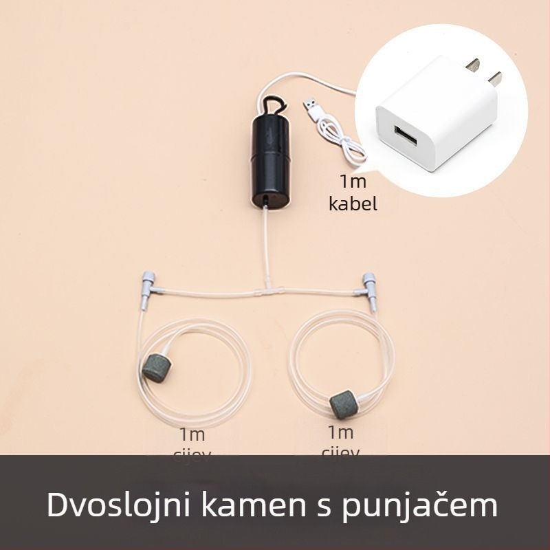 Pumpa za kisik za akvarij - tihi, prenosni, za kućnu i vanjsku upotrebu