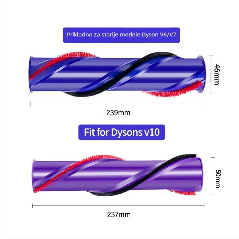 Dyson električna podna četka s direktnim pogonom i ugrađenim valjkom, kompatibilna s V6–V11 – Dodaci za usisavač