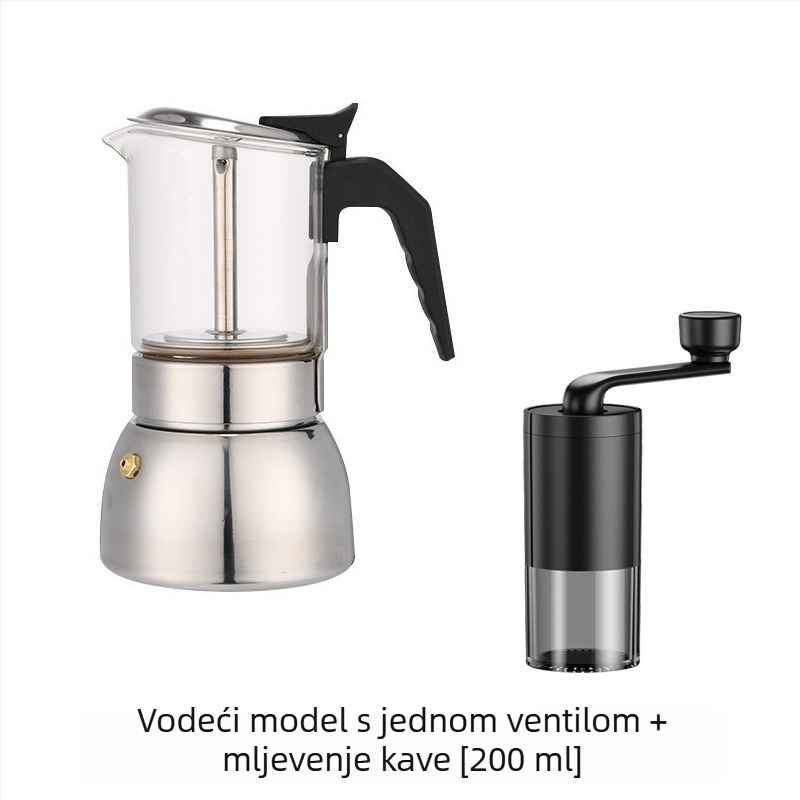 Talijanski moka lonac s dvostrukim ventilom • Materijal PP • Funkcija: Drugo • Bez prilagodbe • Bez logotipa