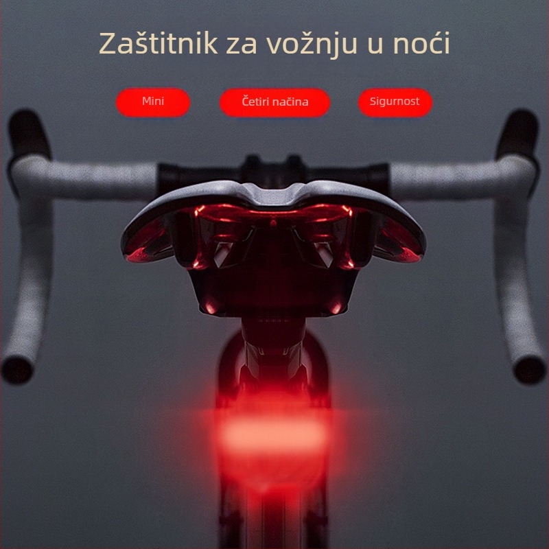 056 Stražnja svjetiljka za bicikl – punjiva, za cestovne i planinske bicikle, u kutiji, super jaka