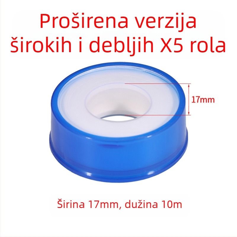 Polietilenska brtvena traka za plinske ventile i cijevne spojnice – vodootporna, zgušnjena i produžena