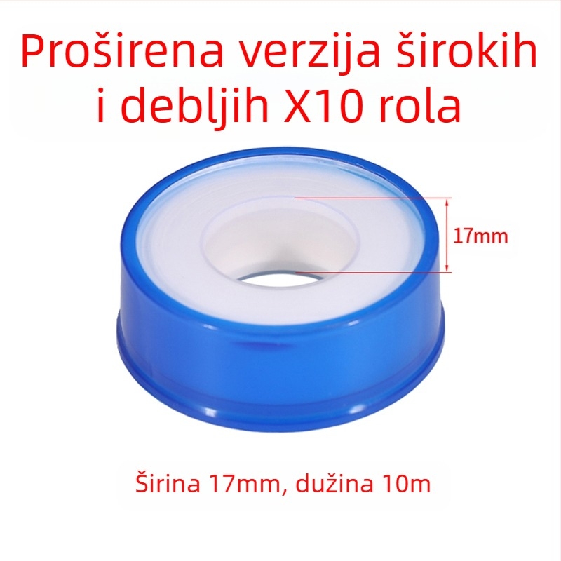 Polietilenska brtvena traka za plinske ventile i cijevne spojnice – vodootporna, zgušnjena i produžena