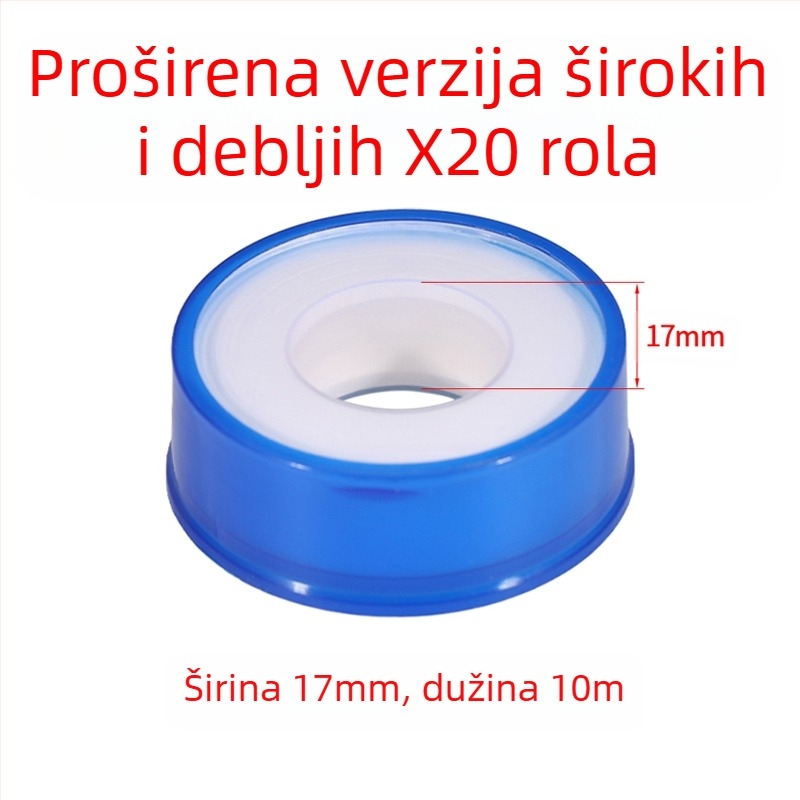 Polietilenska brtvena traka za plinske ventile i cijevne spojnice – vodootporna, zgušnjena i produžena