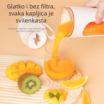 Prijenosni, punjivi sokovnik s digitalnim zaslonom, 18000 rpm, 50 W, kapacitet 400 ml