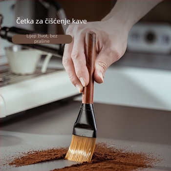 Drvena četka za čišćenje kave mlinca, moderni jednostavni stil, za dom, kafić i bar, čišćenje pukotina i prašine