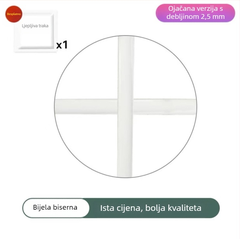 PVC samoljepljiva zidna dekoracija za kuhinju i kupaonicu – otporna na vlagu, vodootporna, dekorativna linija