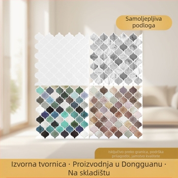 3D kristalni zidni naljepnica – PET+PU ljepilo, samoljepljiva, otporna na masnoće i vlagu, 1 kom, moderna trodimenzionalna dekoracija za kuhinju, kupaonicu i dnevni boravak