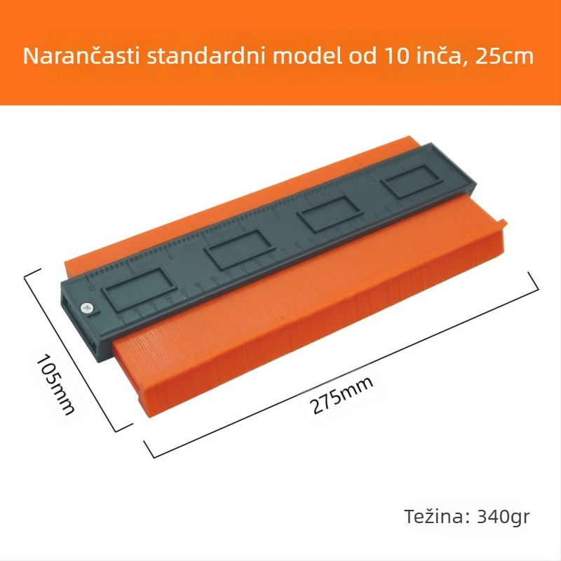 Haihua konturni mjerač za nepravilne profile – alat za drvodjelstvo visoke preciznosti