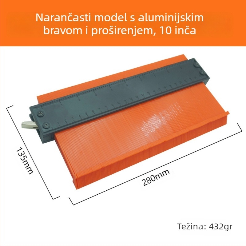 Haihua konturni mjerač za nepravilne profile – alat za drvodjelstvo visoke preciznosti