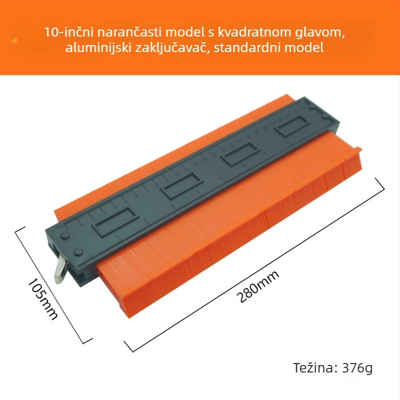 Haihua konturni mjerač za nepravilne profile – alat za drvodjelstvo visoke preciznosti