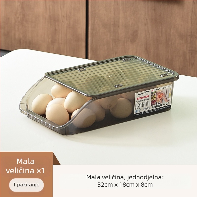 Kutija za skladištenje u hladnjaku, plast za prehrambene svrhe, održava svježinu, brtvi, moderan minimalistički dizajn