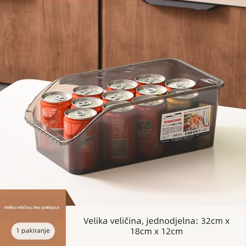 Kutija za skladištenje u hladnjaku, plast za prehrambene svrhe, održava svježinu, brtvi, moderan minimalistički dizajn