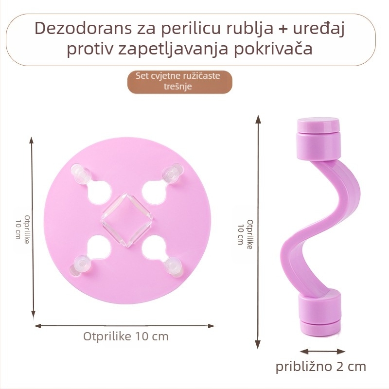 Brava za vrata perilice rublja s magnetnim pričvršćivanjem, ventilacija protiv plijesni i mirisa – bez ugradnje, plastni materijal (80% novi)