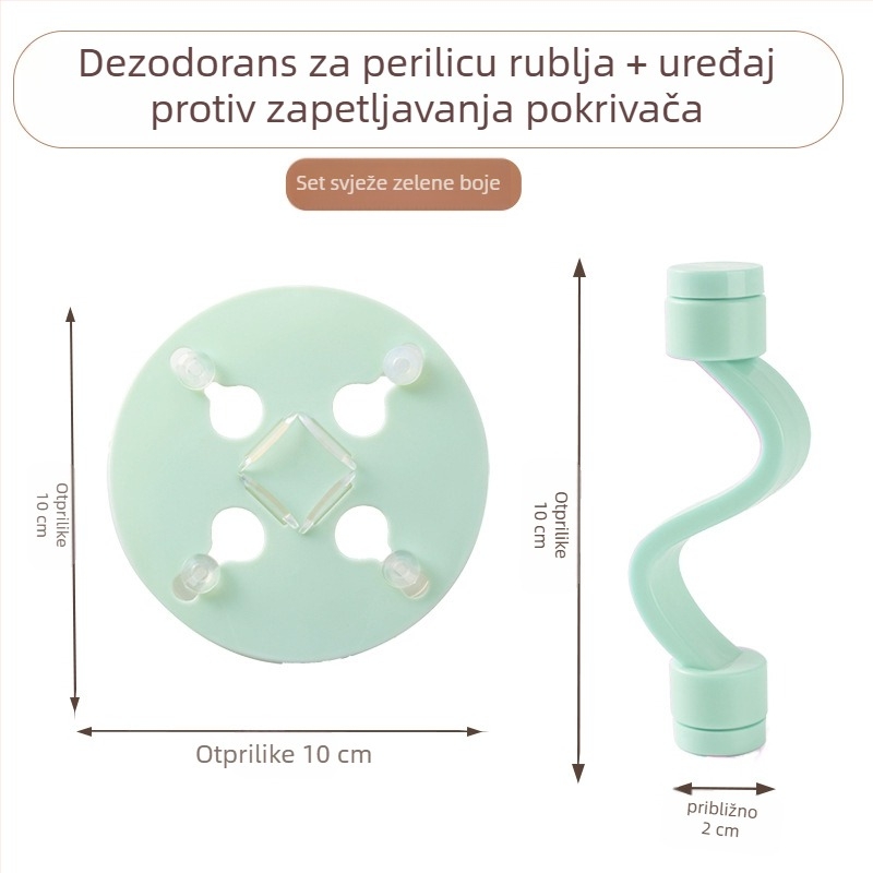Brava za vrata perilice rublja s magnetnim pričvršćivanjem, ventilacija protiv plijesni i mirisa – bez ugradnje, plastni materijal (80% novi)