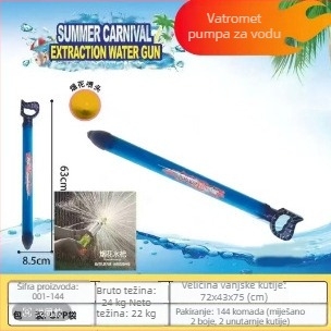 Vodni pištolj za vodene borbe, visokotlačni dizajn vuče, plastični materijal, 3C certifikat: 2022182202029400, za uzrast 7–14 godina