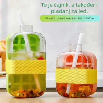 Kalup za led s poklopcem, PP plast, prehrambene kvalitete, lako vađenje iz kalupa, za kućnu upotrebu, prilagodljiv