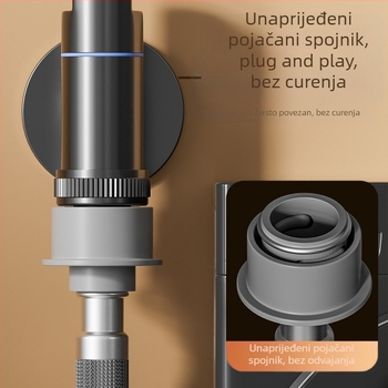 Produžni dovod vode za perilicu rublja s univerzalnim spojem - PET materijal, izravna ugradnja, model 8866998, Honglida