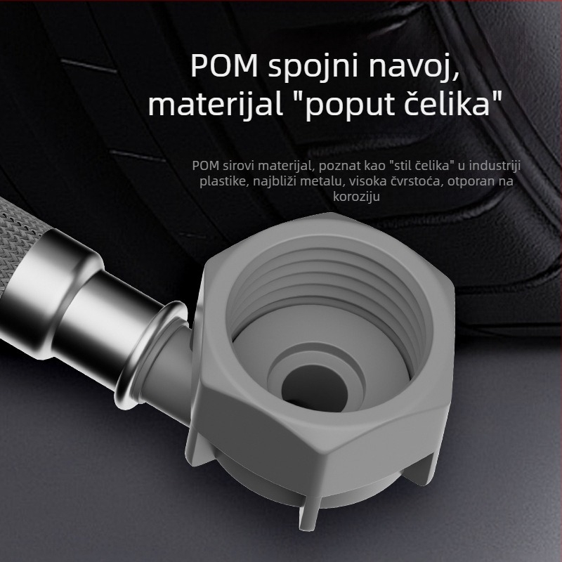 Produžni dovod vode za perilicu rublja s univerzalnim spojem - PET materijal, izravna ugradnja, model 8866998, Honglida