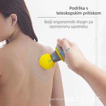 Mini masažer za opuštanje mišića – USB napajanje, model RJ-R088, jedna masažna glava, za vrat, leđa, bokove, noge i stopala, tehnike udaranja i tapkanja