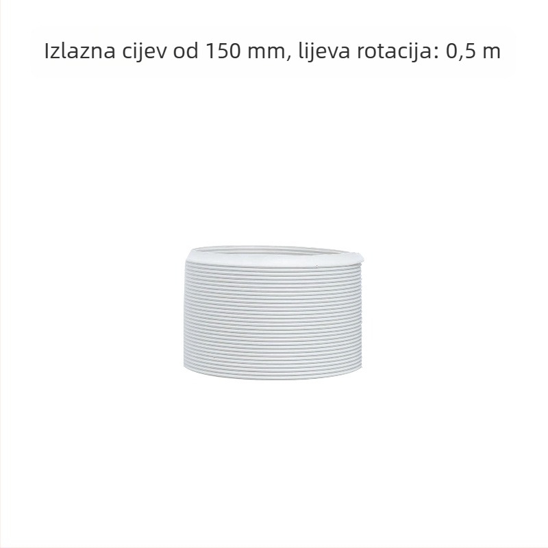 Teleskopska ispušna cijev za mobilne klima uređaje – debelo ojačana čelična žica i fleksibilna cijev