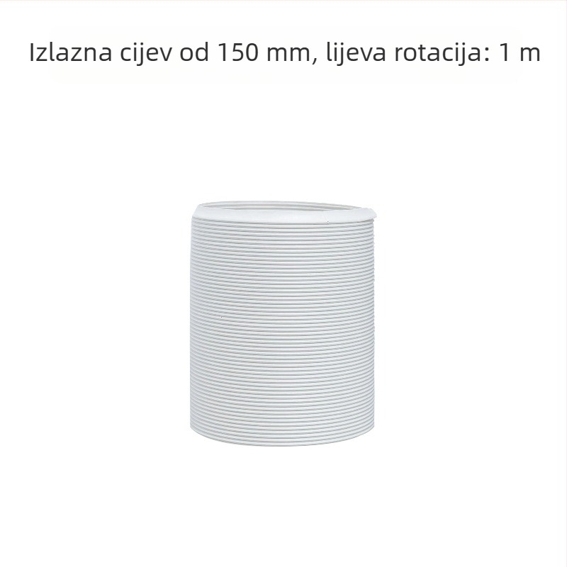 Teleskopska ispušna cijev za mobilne klima uređaje – debelo ojačana čelična žica i fleksibilna cijev
