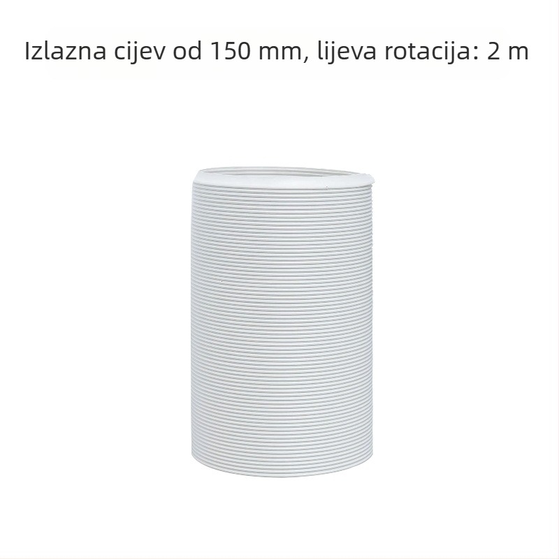 Teleskopska ispušna cijev za mobilne klima uređaje – debelo ojačana čelična žica i fleksibilna cijev