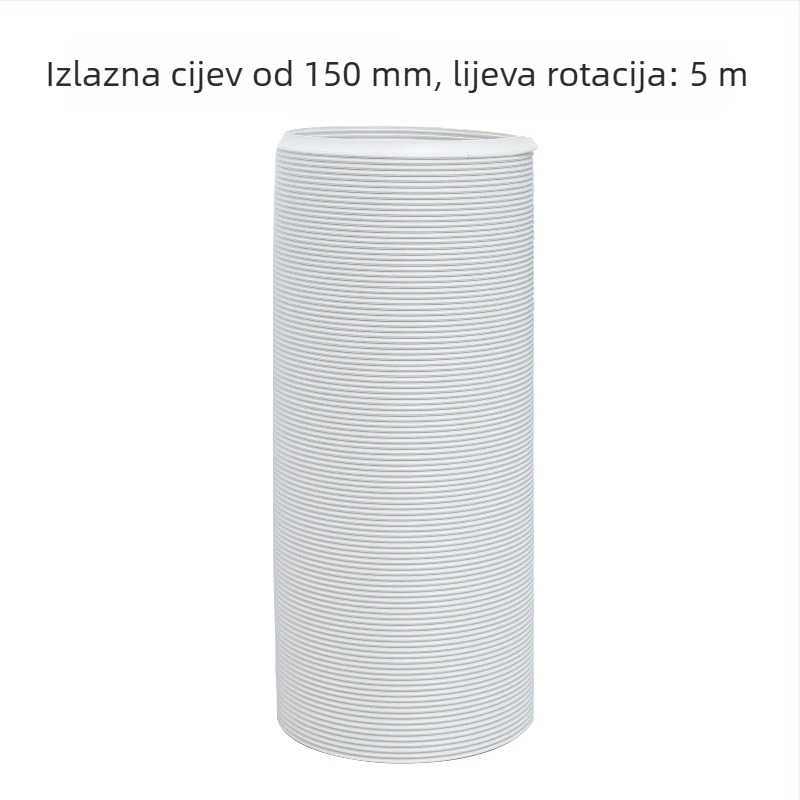 Teleskopska ispušna cijev za mobilne klima uređaje – debelo ojačana čelična žica i fleksibilna cijev
