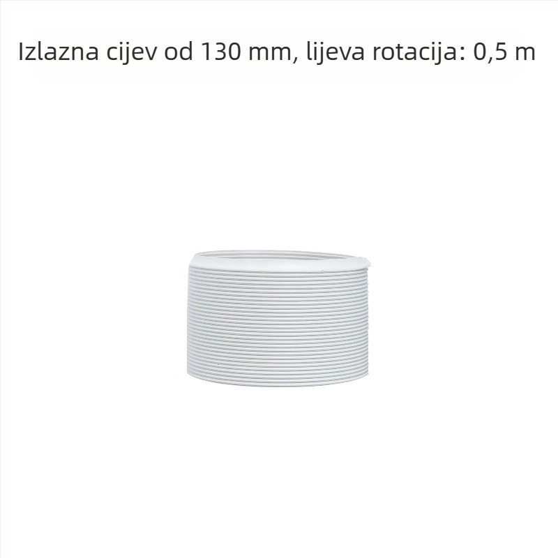 Teleskopska ispušna cijev za mobilne klima uređaje – debelo ojačana čelična žica i fleksibilna cijev