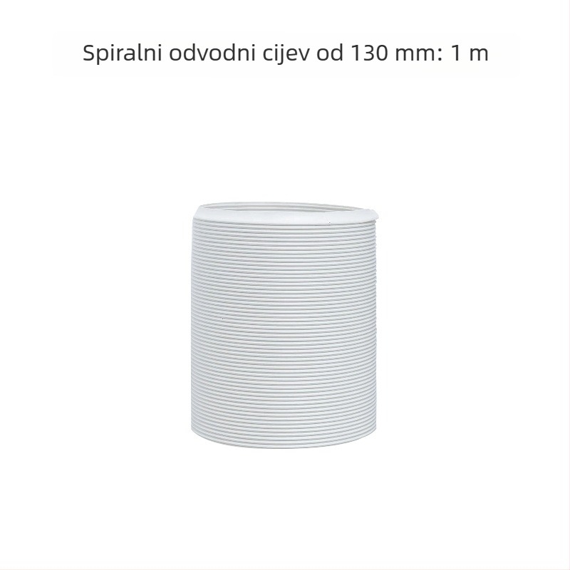 Teleskopska ispušna cijev za mobilne klima uređaje – debelo ojačana čelična žica i fleksibilna cijev