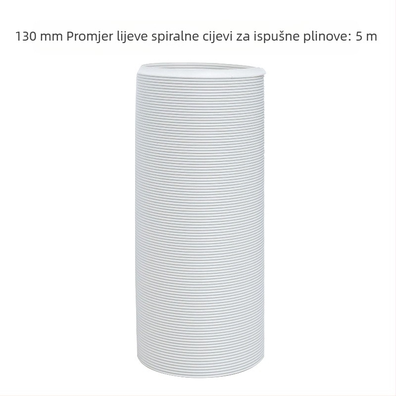 Teleskopska ispušna cijev za mobilne klima uređaje – debelo ojačana čelična žica i fleksibilna cijev