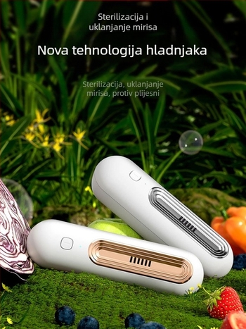 Pročišćivač zraka s dezodoransom i sterilizacijom, održava svježinu i čisti zrak; buka < 36 dB, protok zraka 50 m3/h, pogodan za do 10 m², kompozitni filtar