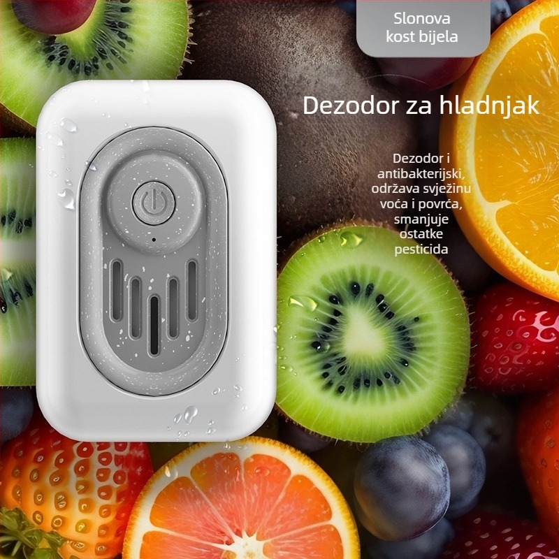 Pročišćivač zraka s dezodoransom i sterilizacijom, održava svježinu i čisti zrak; buka < 36 dB, protok zraka 50 m3/h, pogodan za do 10 m², kompozitni filtar
