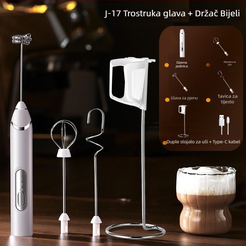 Električni naparivač mlijeka, ručni miješalica za jaja s glavom za miješanje, moderan stil, porijeklo Jieyang