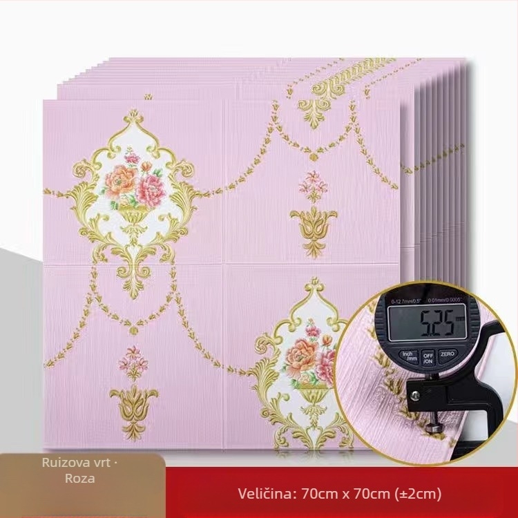 3D zidni mural panel za spavaću sobu, otporan na ogrebotine i vodootporan, XPE pjenasti materijal, apstraktan modern dizajn, instalacija dostupna