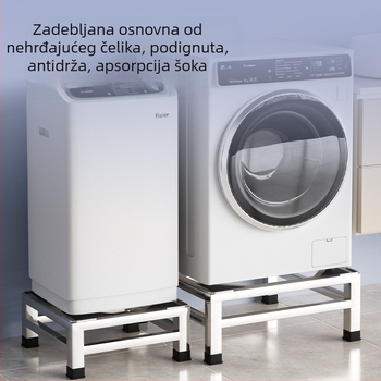 Stalak za perilicu rublja od nehrđajućeg čelika, model JX00039, jednostupanjski dizajn, CE potvrda