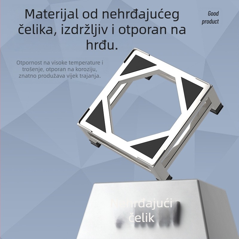 Stalak za perilicu rublja od nehrđajućeg čelika, model JX00039, jednostupanjski dizajn, CE potvrda