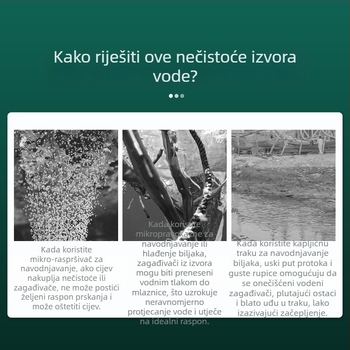 Predfilter za vodovodnu liniju, od nehrđajućeg čelika 304, proziran vizualni filtr, Mileage marka, moderni minimalistički stil