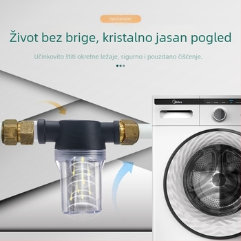 Predfilter za vodovodnu liniju, od nehrđajućeg čelika 304, proziran vizualni filtr, Mileage marka, moderni minimalistički stil