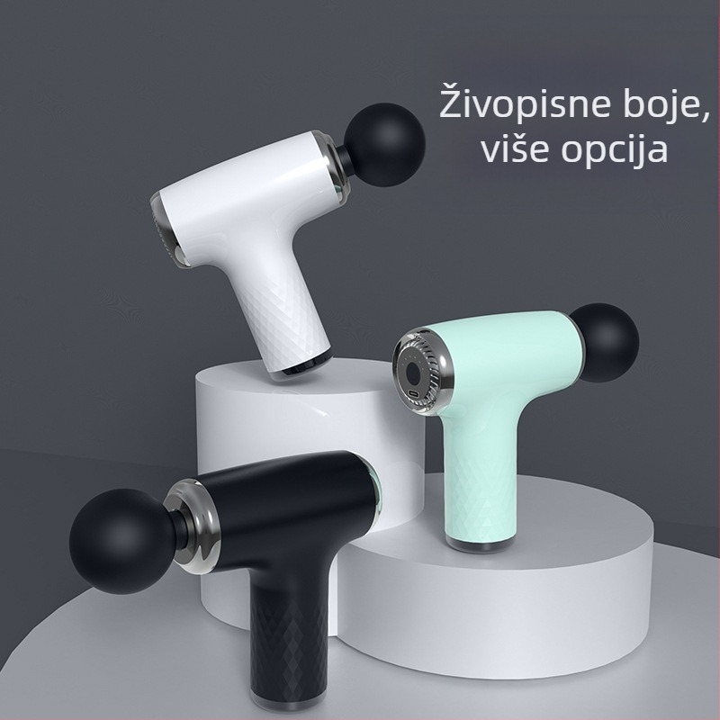 Mišićni fasijalni pištolj za vrat, struk, bokove, noge, leđa i stopala – punjiv, višestruke brzine, mehaničko upravljanje, modeli: 828/888/858/818
