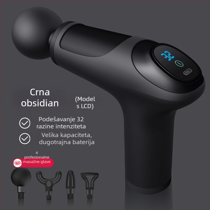 Mišićni fasijalni pištolj za vrat, struk, bokove, noge, leđa i stopala – punjiv, višestruke brzine, mehaničko upravljanje, modeli: 828/888/858/818