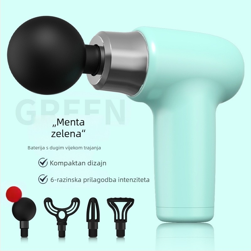 Mišićni fasijalni pištolj za vrat, struk, bokove, noge, leđa i stopala – punjiv, višestruke brzine, mehaničko upravljanje, modeli: 828/888/858/818