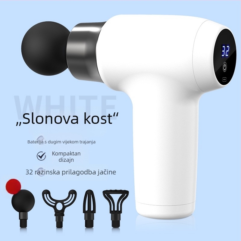 Mišićni fasijalni pištolj za vrat, struk, bokove, noge, leđa i stopala – punjiv, višestruke brzine, mehaničko upravljanje, modeli: 828/888/858/818