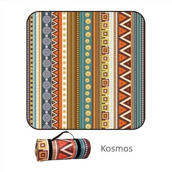 Piknik prostirka od flanel materijala s aluminijskom folijom, vodootporna i otporna na vlagu, za više osoba, težina 1000 g