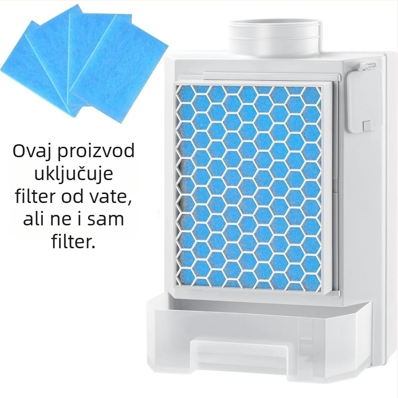 Dodatak za sušilo: filter zraka DN100, za kućnu upotrebu, pogodan za 51–100 m²