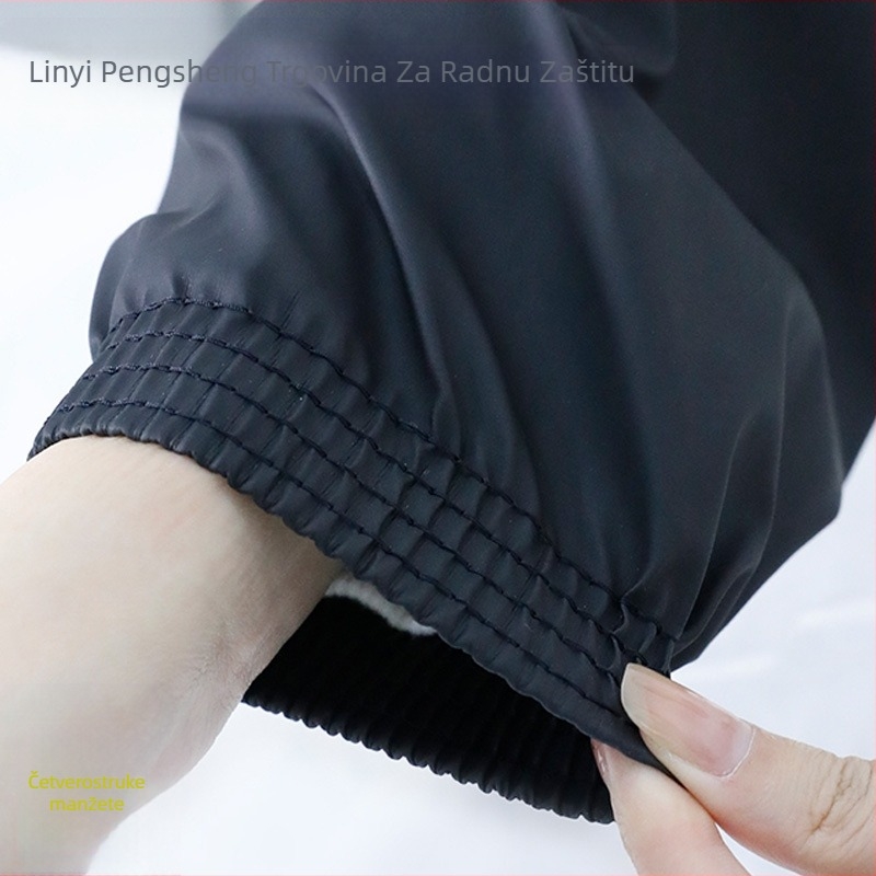 PU kožni zaštitni rukavi za kuhinju, vodootporni, s pletenom podstavom, otporni na prljavštinu i masnoće, za pranje posuđa i kućanske poslove