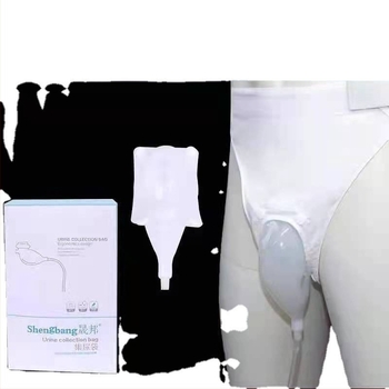 Silikonski urin za starije osobe, prozračni mrežasti dizajn, unisex, za ležeće bolesnike