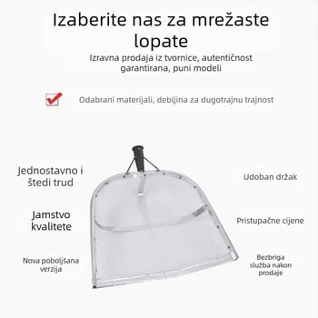 Galvanizirano željezno sito za žitarice s velikim otvorima i debelom mrežom, za kukuricu, kikiriki i kestene, prilagodljivo