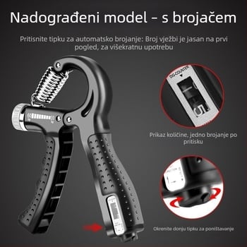 Skup za treniranje hvata ruke i prstiju s podesivim otporom zgloba i brojačem rehabilitacije prstiju