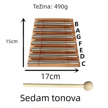 Orffov instrument za udaraljke (Materijal: buk i aluminij; Brend: Longyin; Kategorija proizvoda: zapadni udarni instrument; Pakiranje: drugo; Dobna skupina: 7–14 godina)